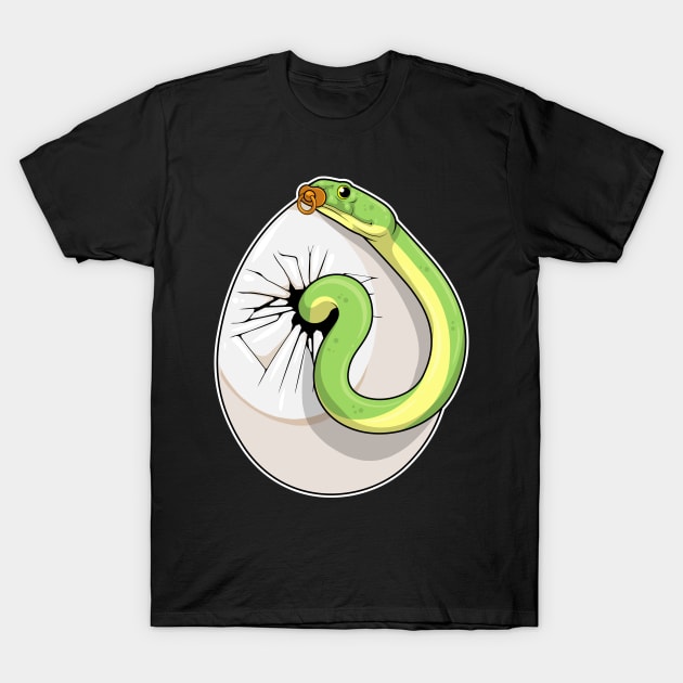 Snake Egg Pacifier T-Shirt by Markus Schnabel